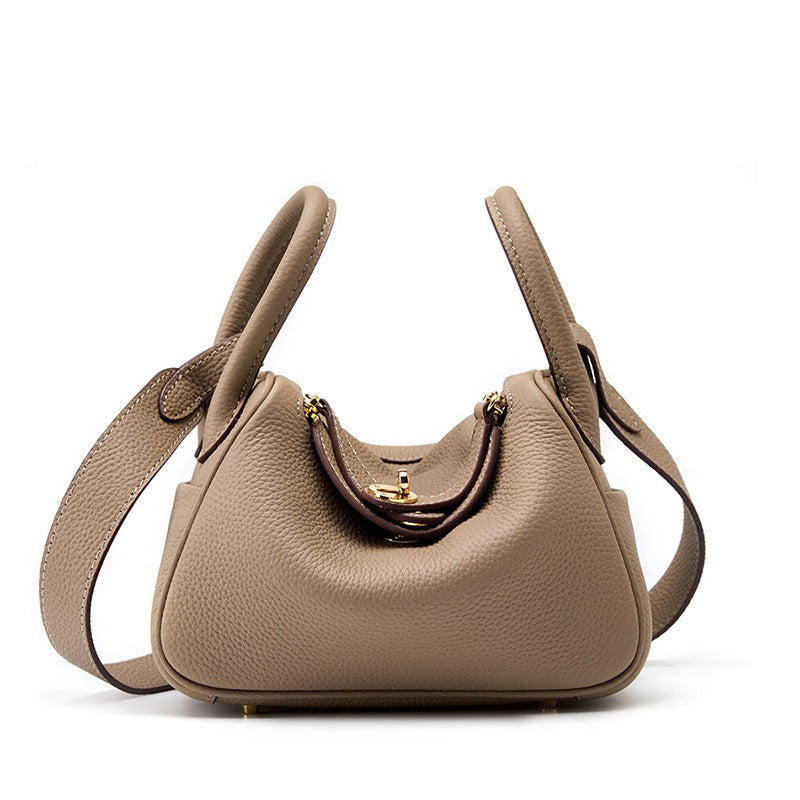 Mini borsa a tracolla in vera pelle