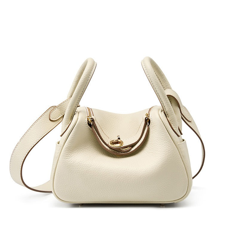 Mini borsa a tracolla in vera pelle