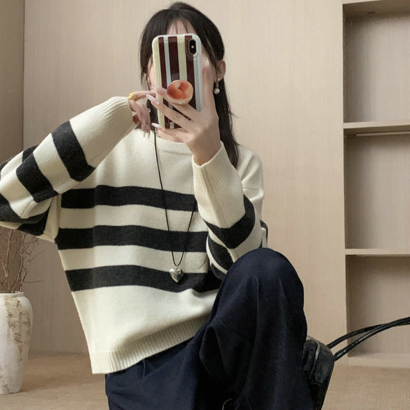 Maglione in lana a girocollo