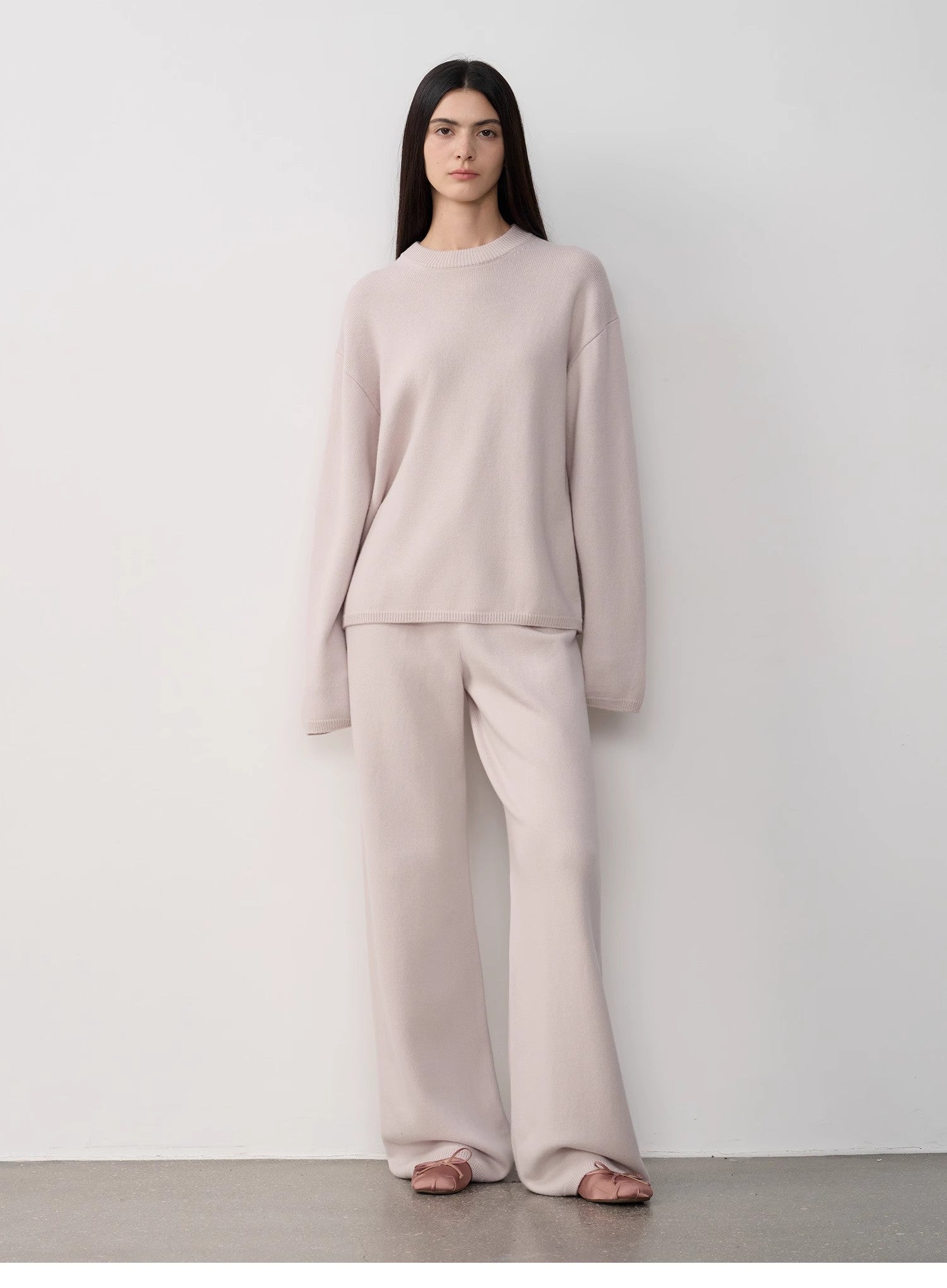 Completo in maglia di lana merino