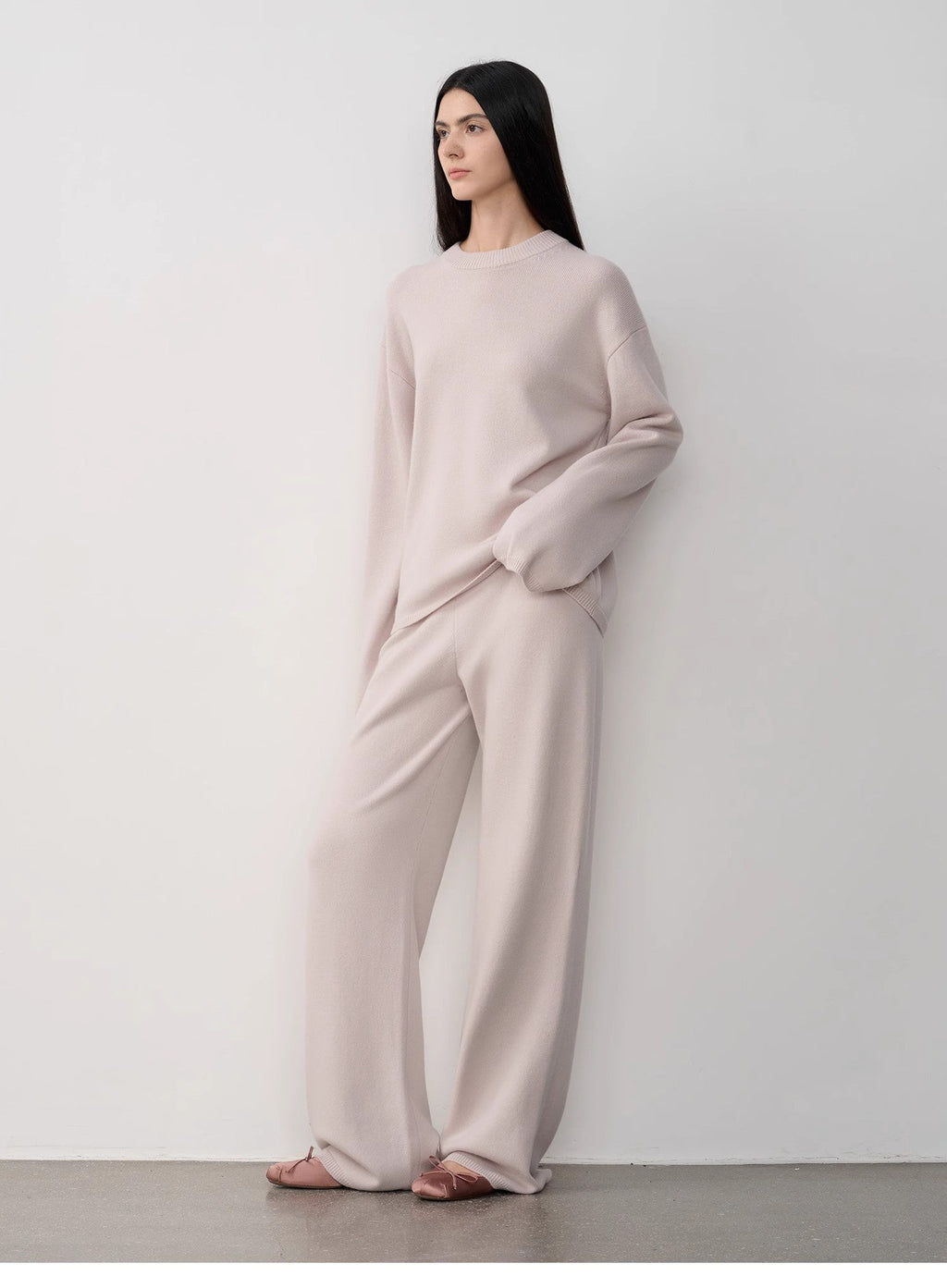 Completo in maglia di lana merino
