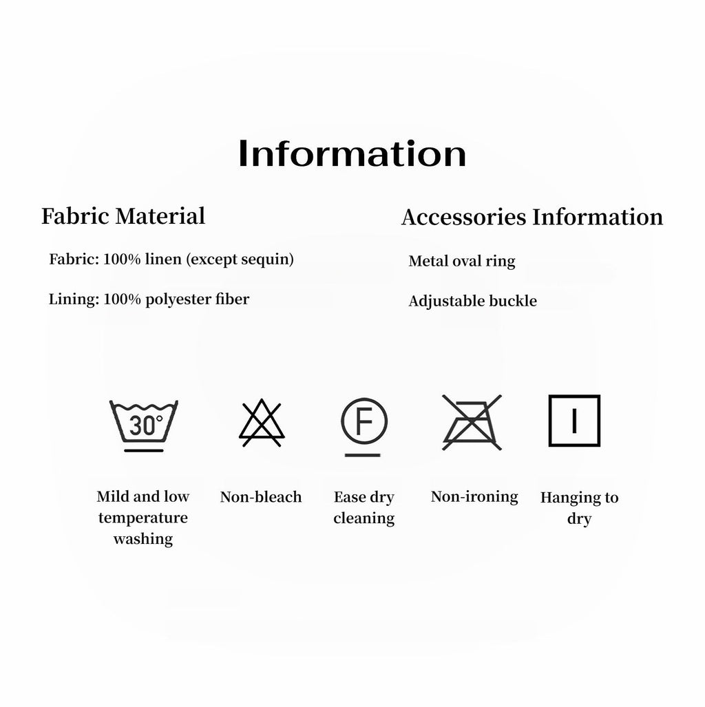 Abito estivo in lino con ricamo di paillettes