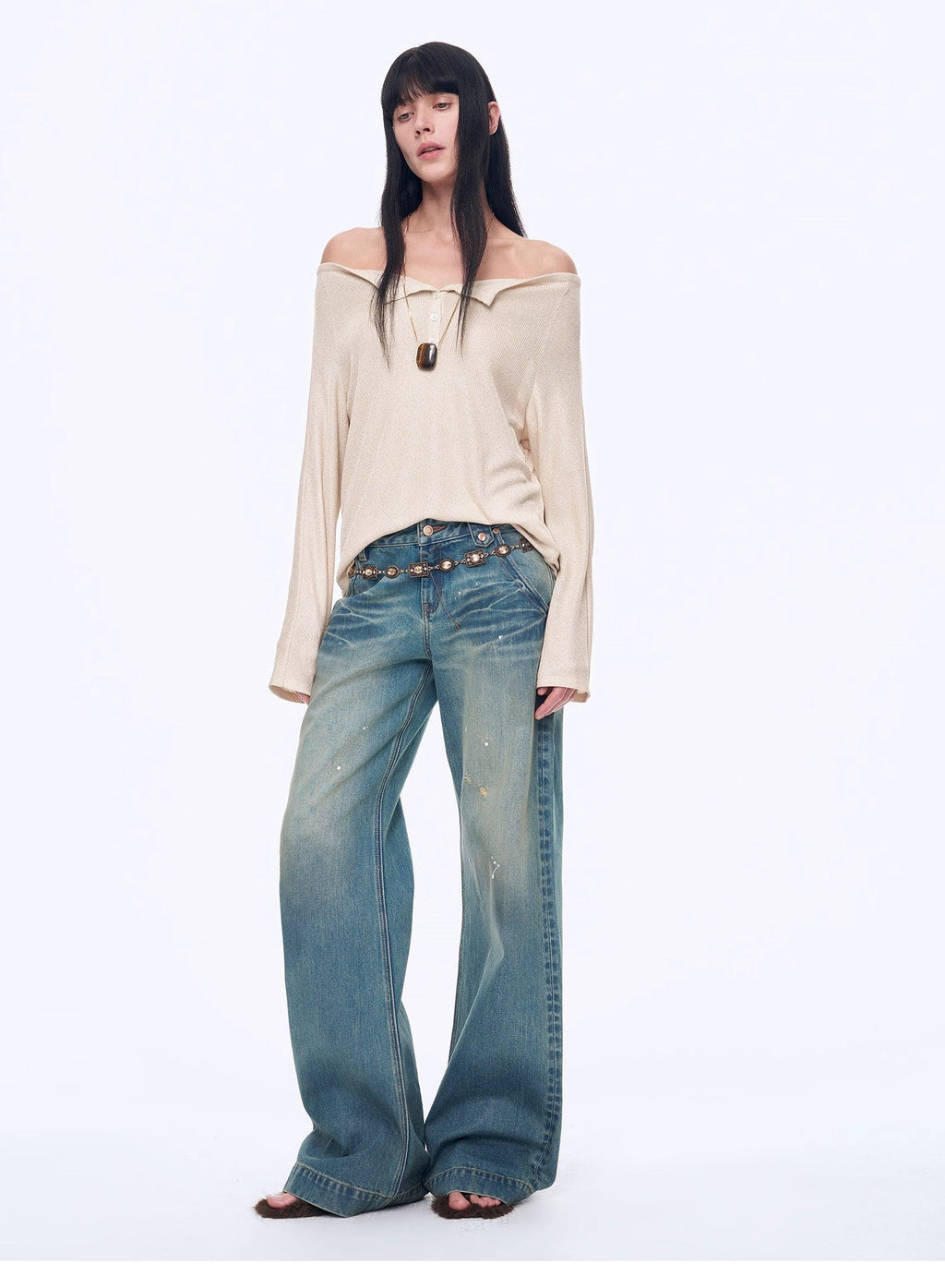 Maglietta casual monospalla