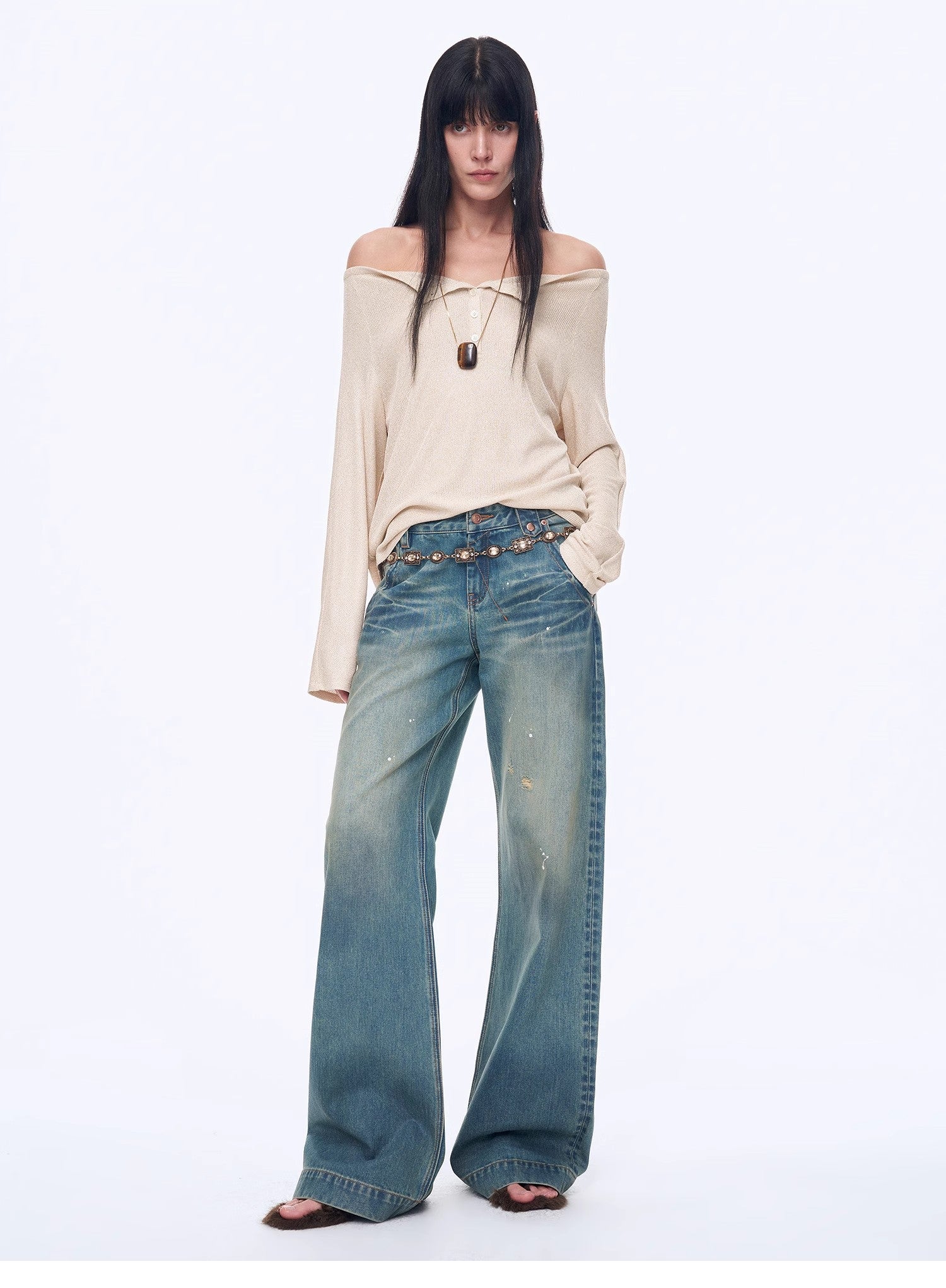 Maglietta casual monospalla