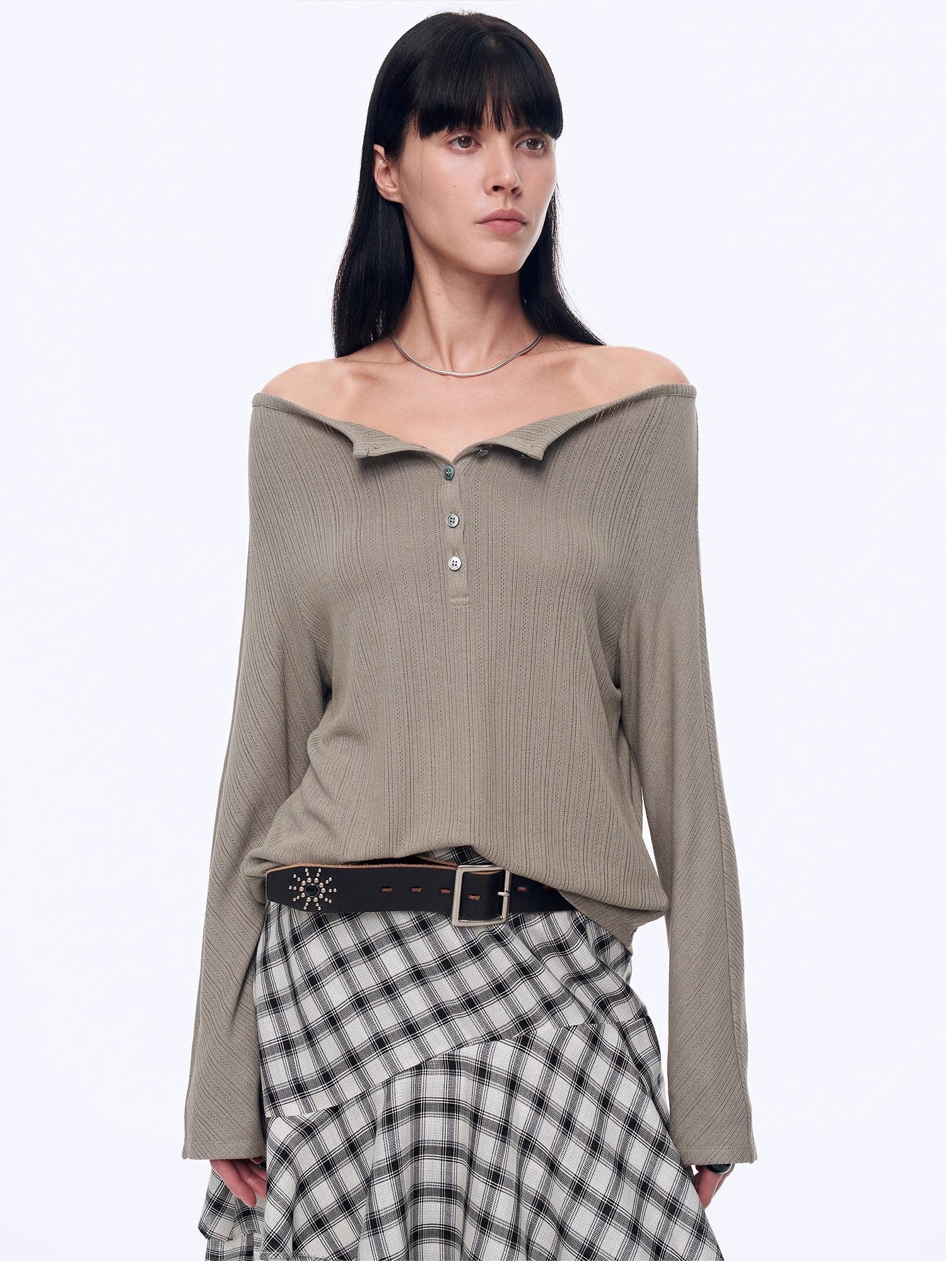 Maglietta casual monospalla