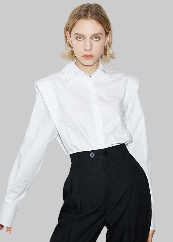 Camicia a maniche lunghe con risvolto