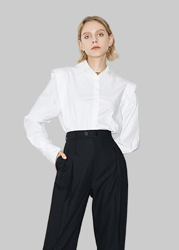 Camicia a maniche lunghe con risvolto