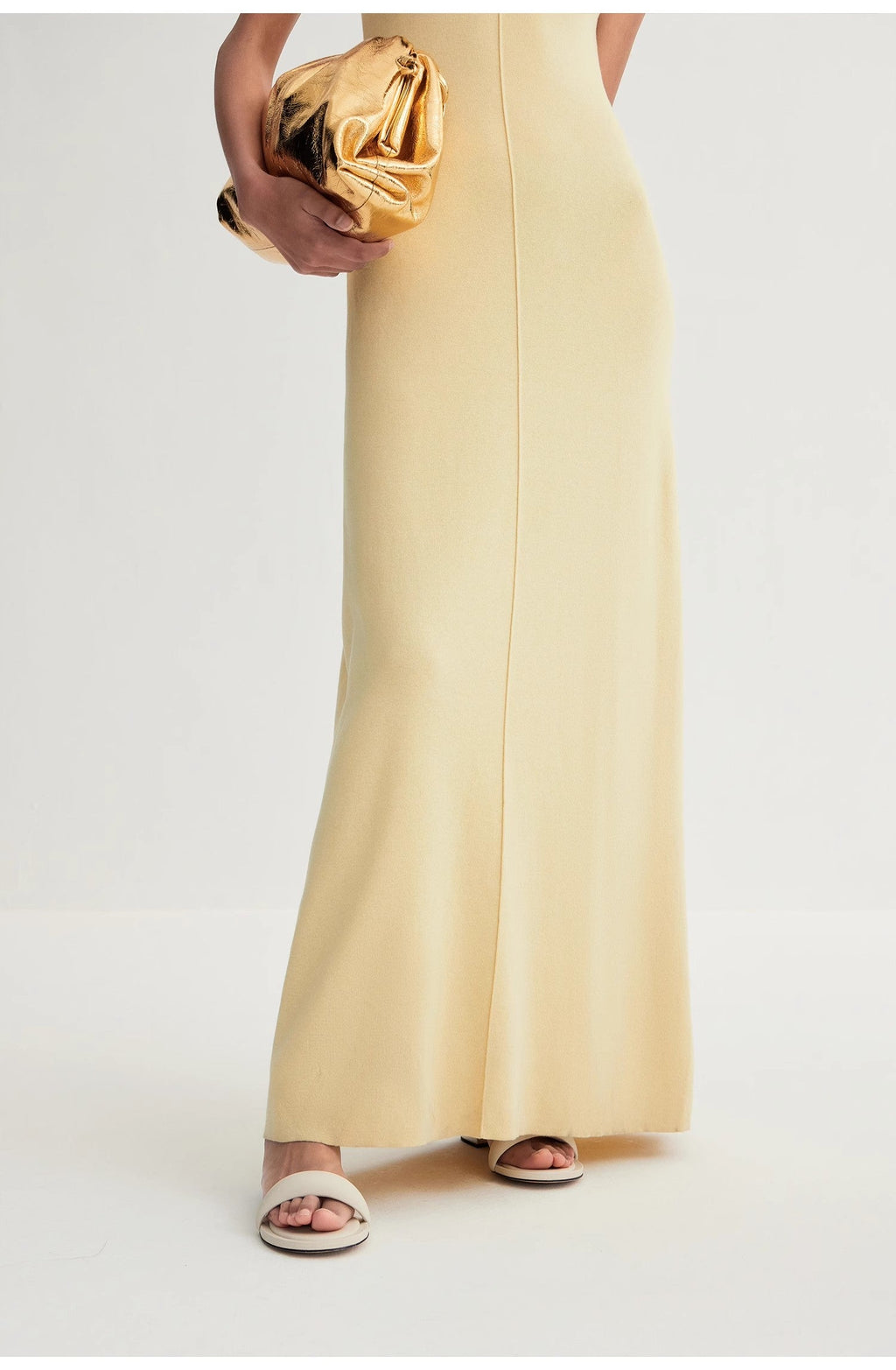 Abito in maglia di lana merino