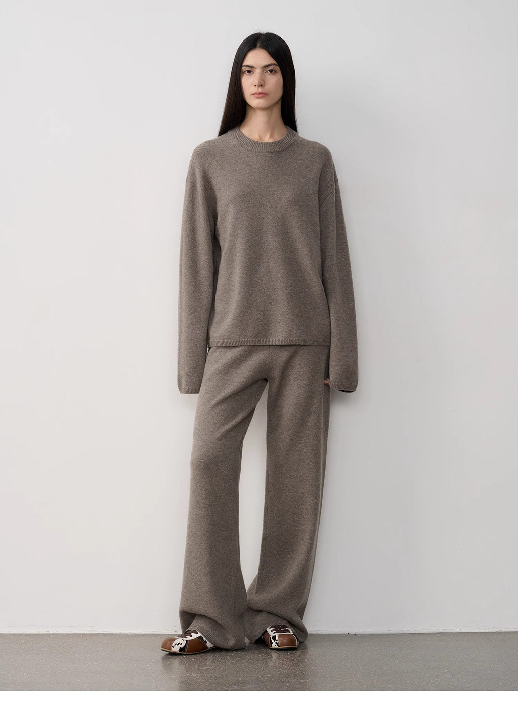 Completo in maglia di lana merino