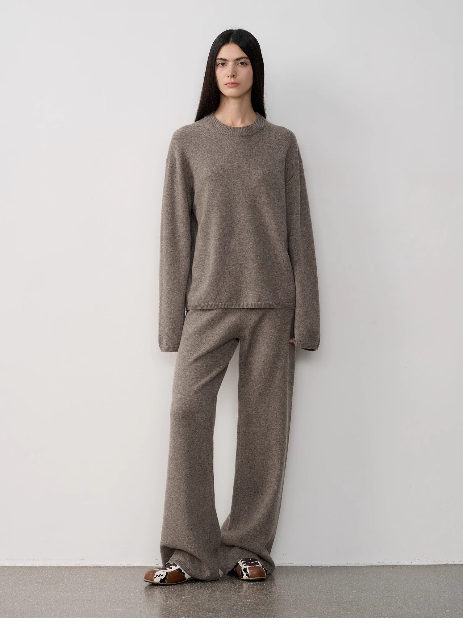 Completo in maglia di lana merino