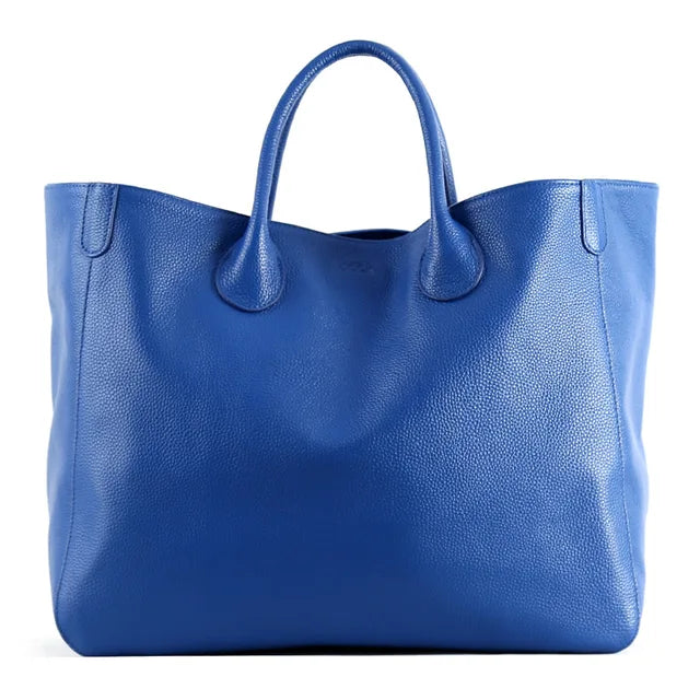 Borsa Tote oversize in pelle