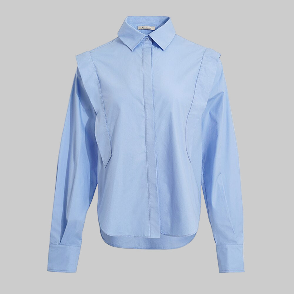 Camicia a maniche lunghe con risvolto