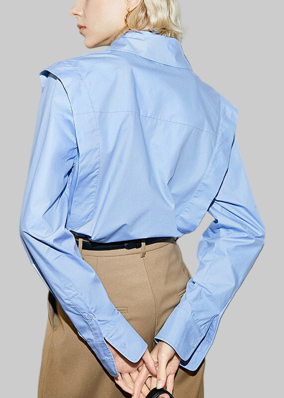 Camicia a maniche lunghe con risvolto