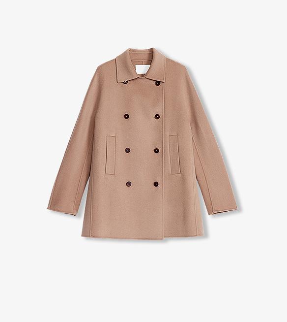 Cappotto in lana a doppiopetto