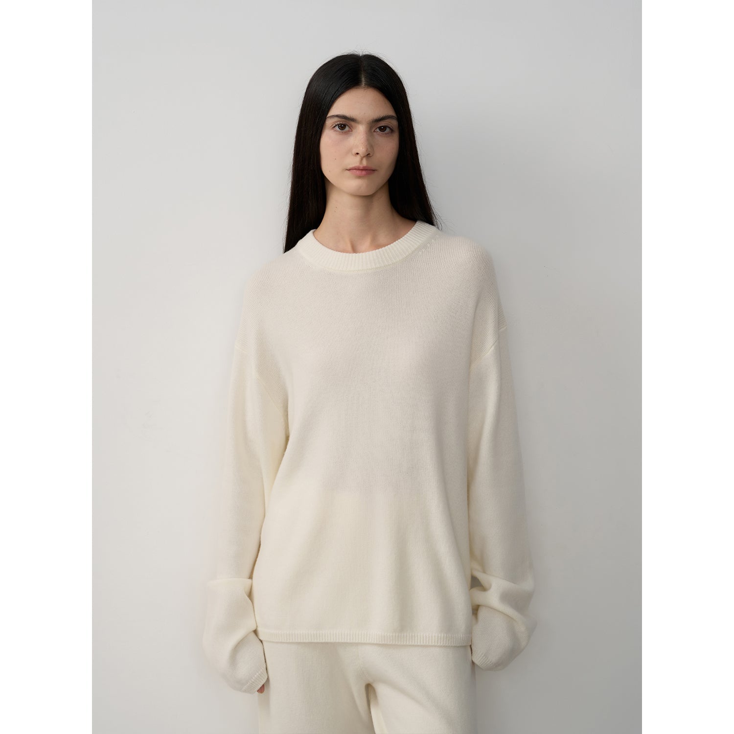 Completo in maglia di lana merino
