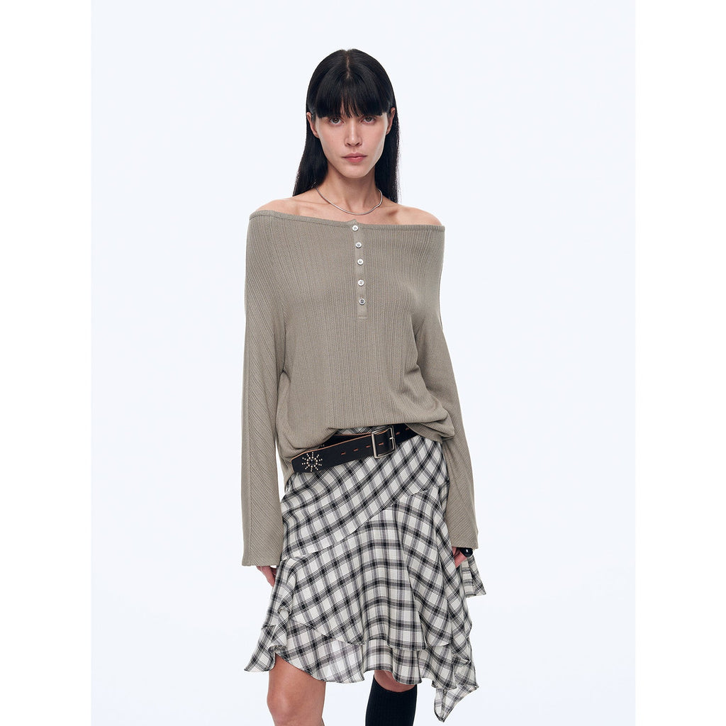 Maglietta casual monospalla