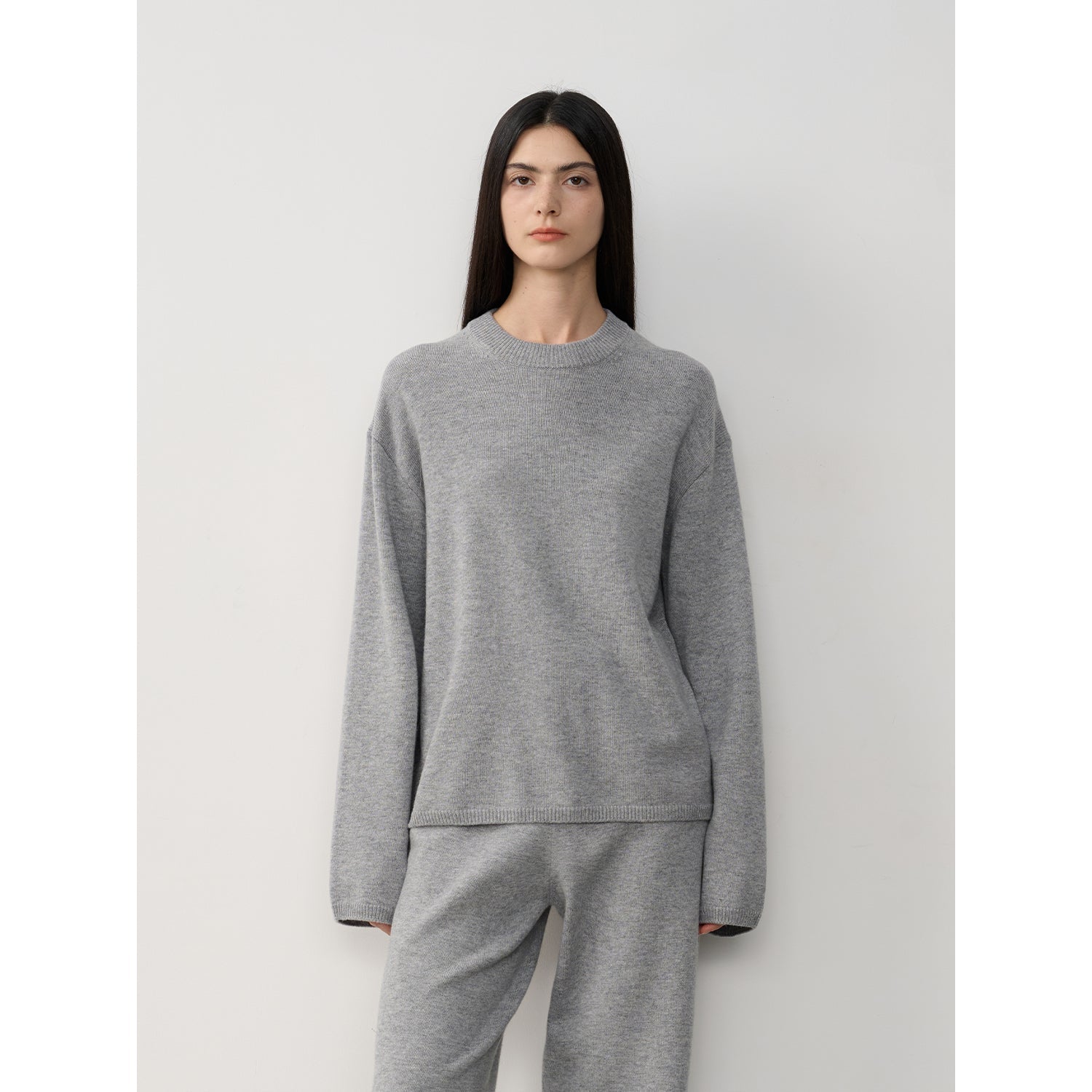 Completo in maglia di lana merino