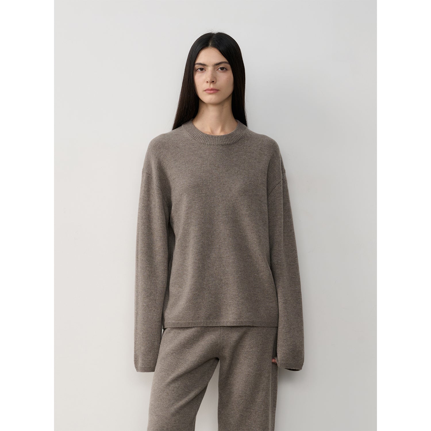 Completo in maglia di lana merino