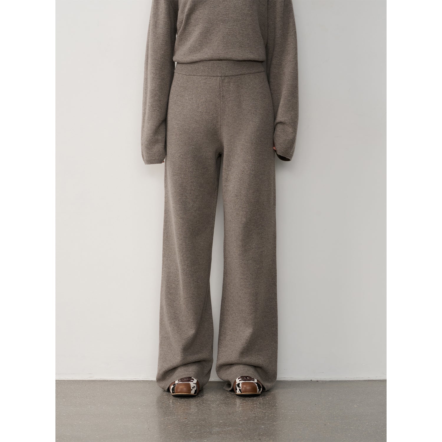 Completo in maglia di lana merino