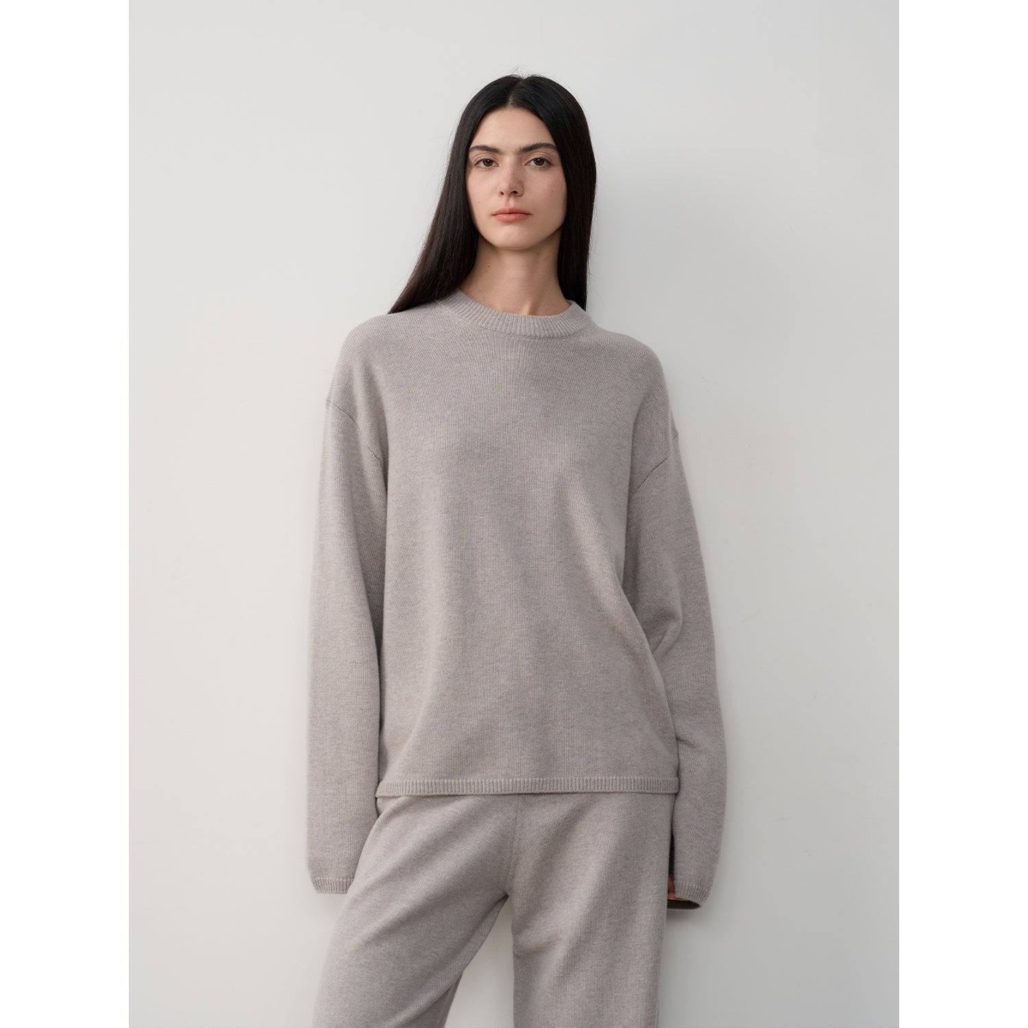 Completo in maglia di lana merino