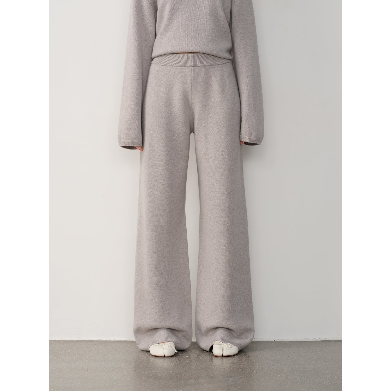 Completo in maglia di lana merino