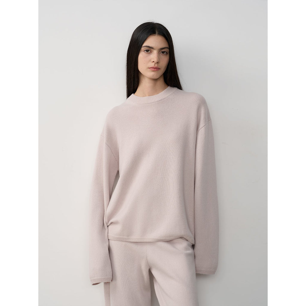 Completo in maglia di lana merino