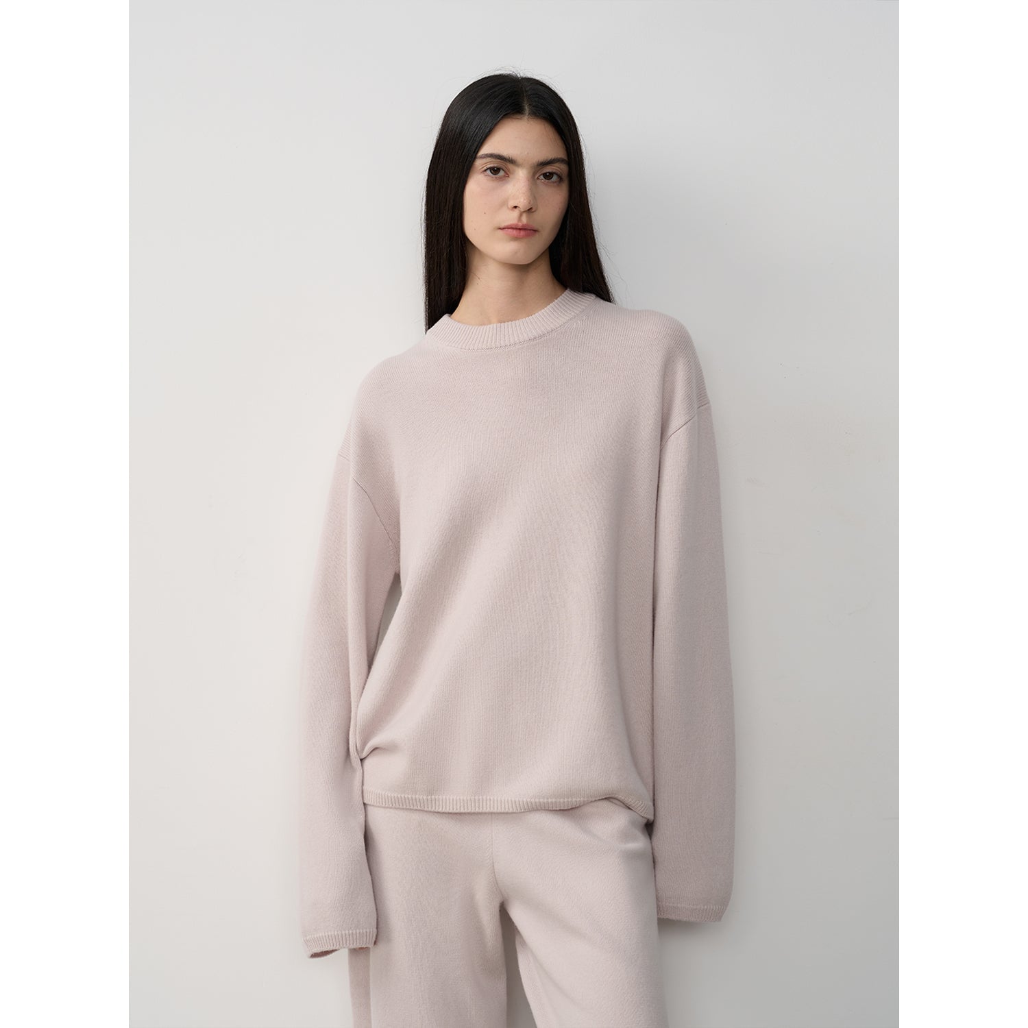 Completo in maglia di lana merino