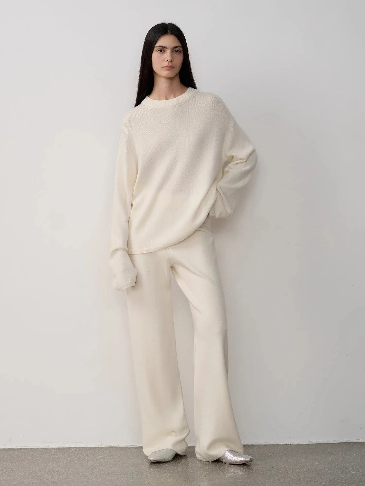 Merino wool knitwear set