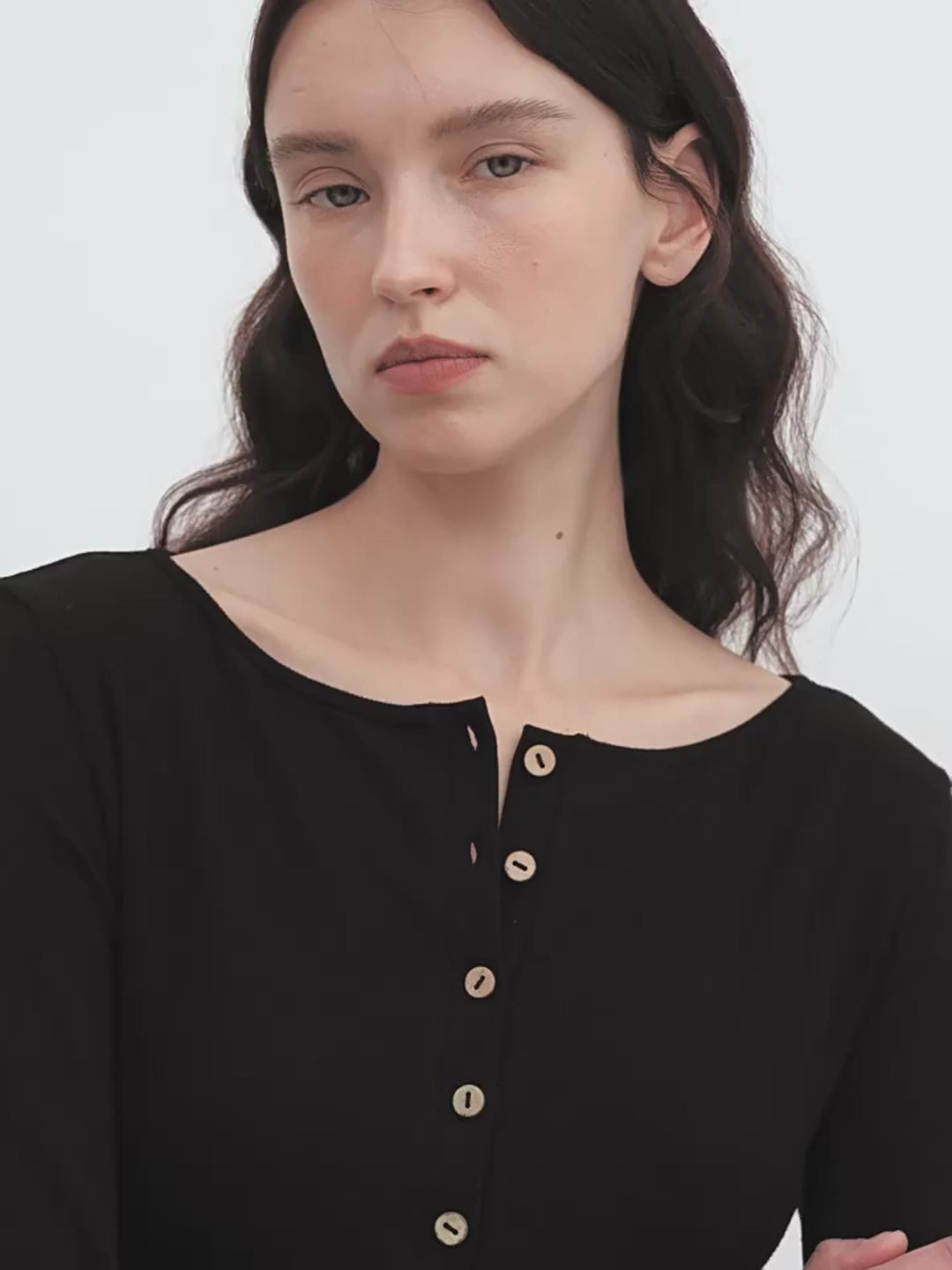 Gonna dritta a pieghe con vita regolabile