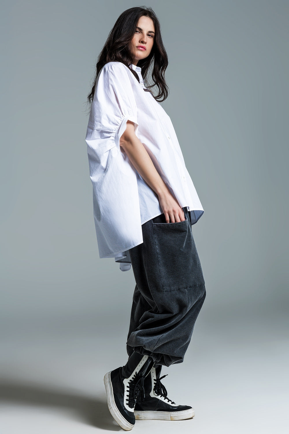 Camicetta bianca oversize