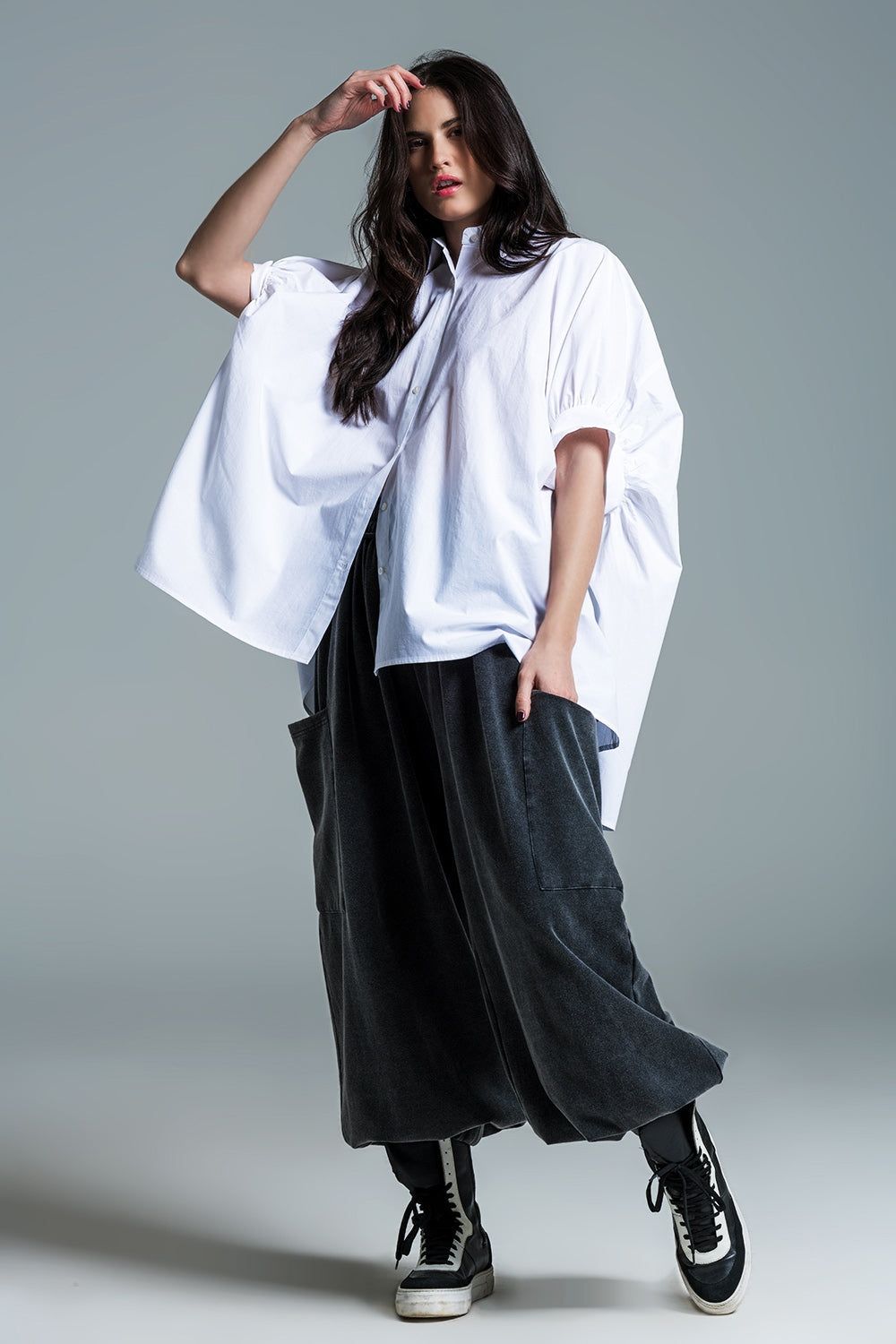 Camicetta bianca oversize